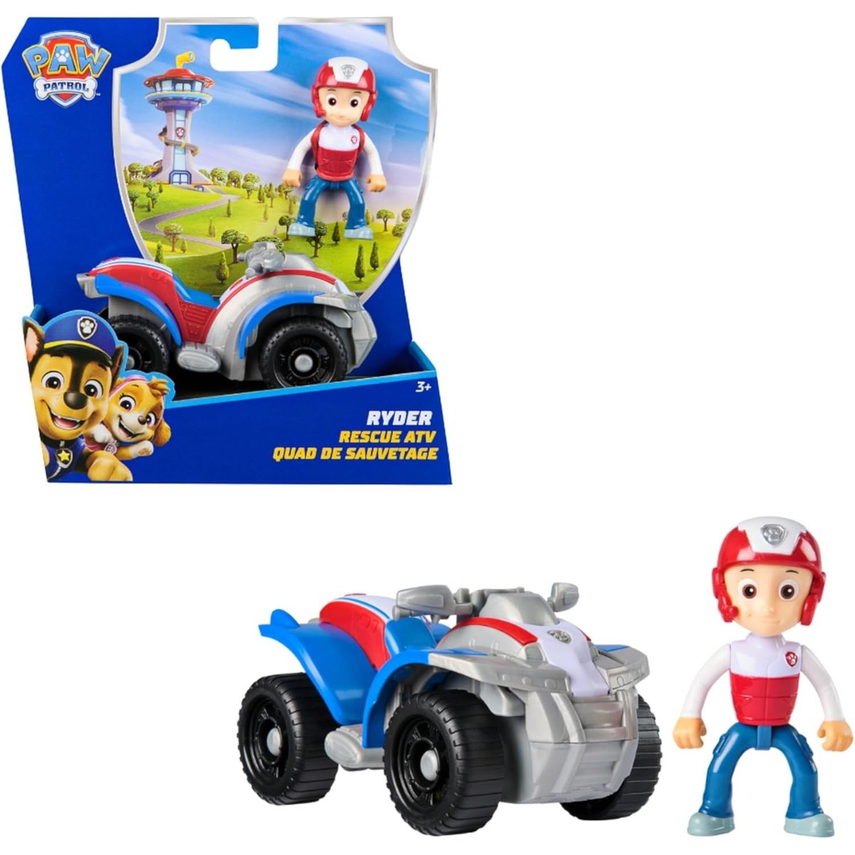 PAW Patrol - Quad de sauvetage avec Ryder multicolore, SPIN MASTER