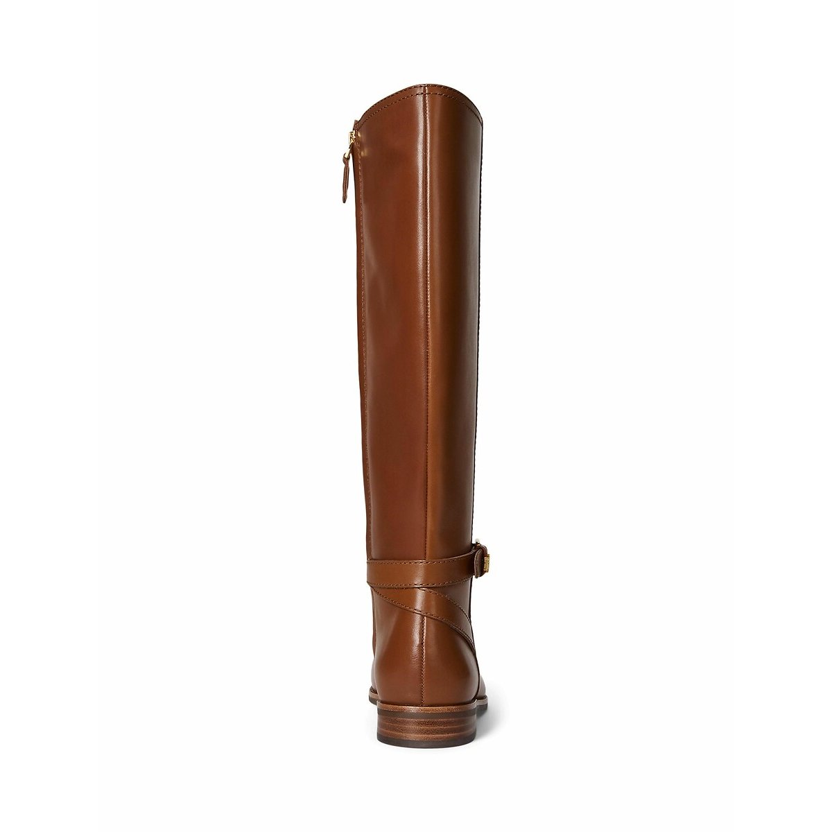 Bottes plates en cuir Brooke tan, LAUREN RALPH LAUREN