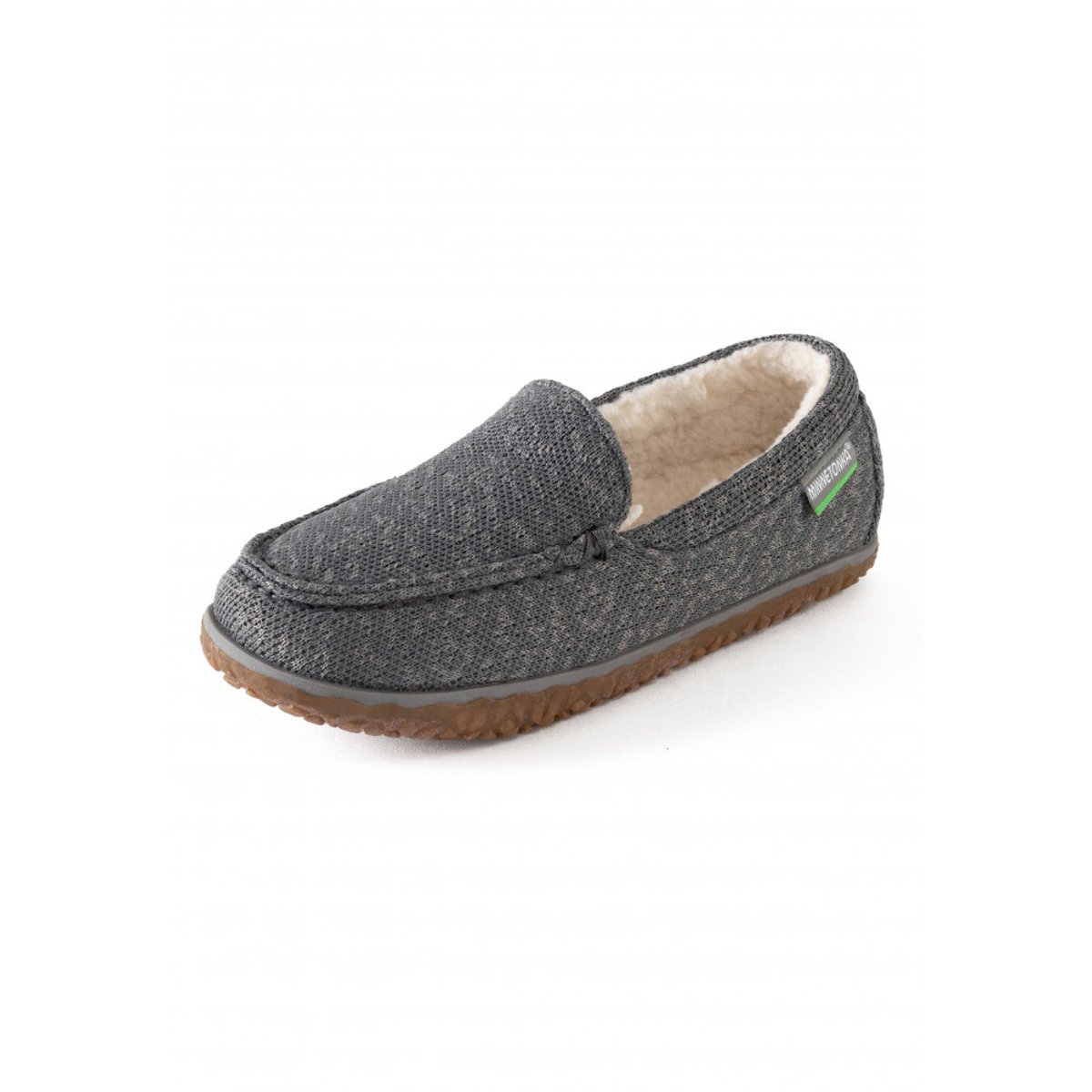 Mocassins Eco gris, MINNETONKA