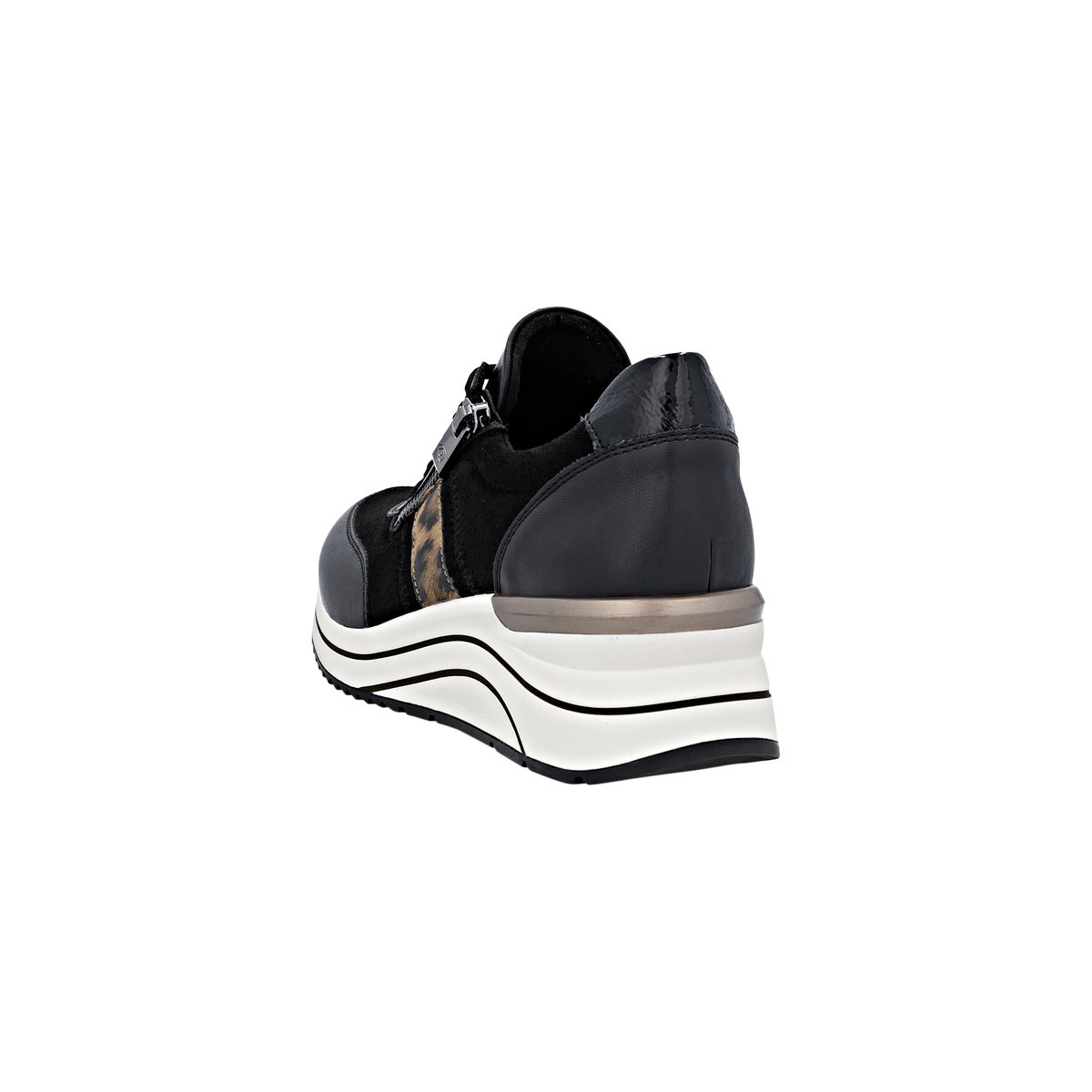 Basket à Lacets Et Zip Newa noir comb, REMONTE