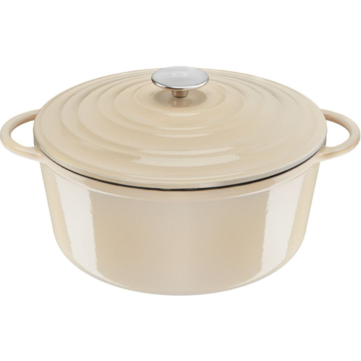 Cocotte Fonte LOV faitout 29cm beige beige, TEFAL