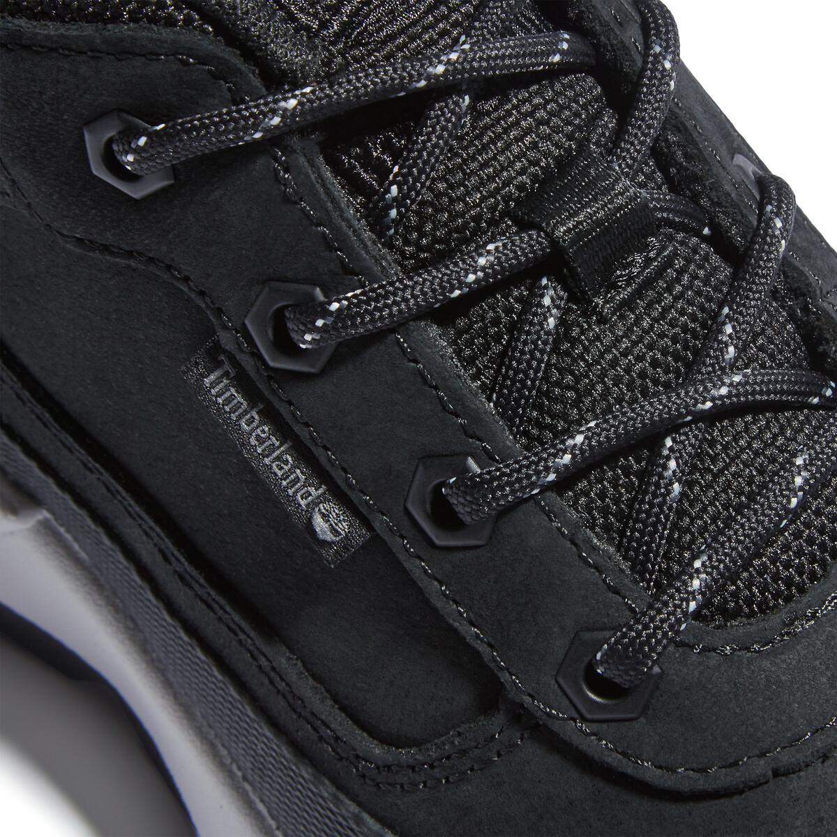 Baskets en cuir avec lacets élastiqués FIELD TREKKER LOW LACE noir, TIMBERLAND