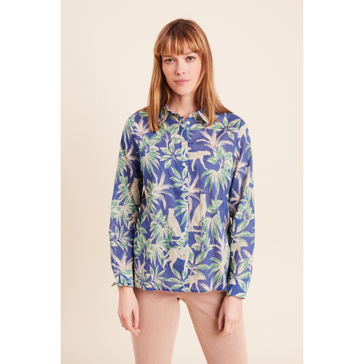 Chemise manches longues bleu, BREAL
