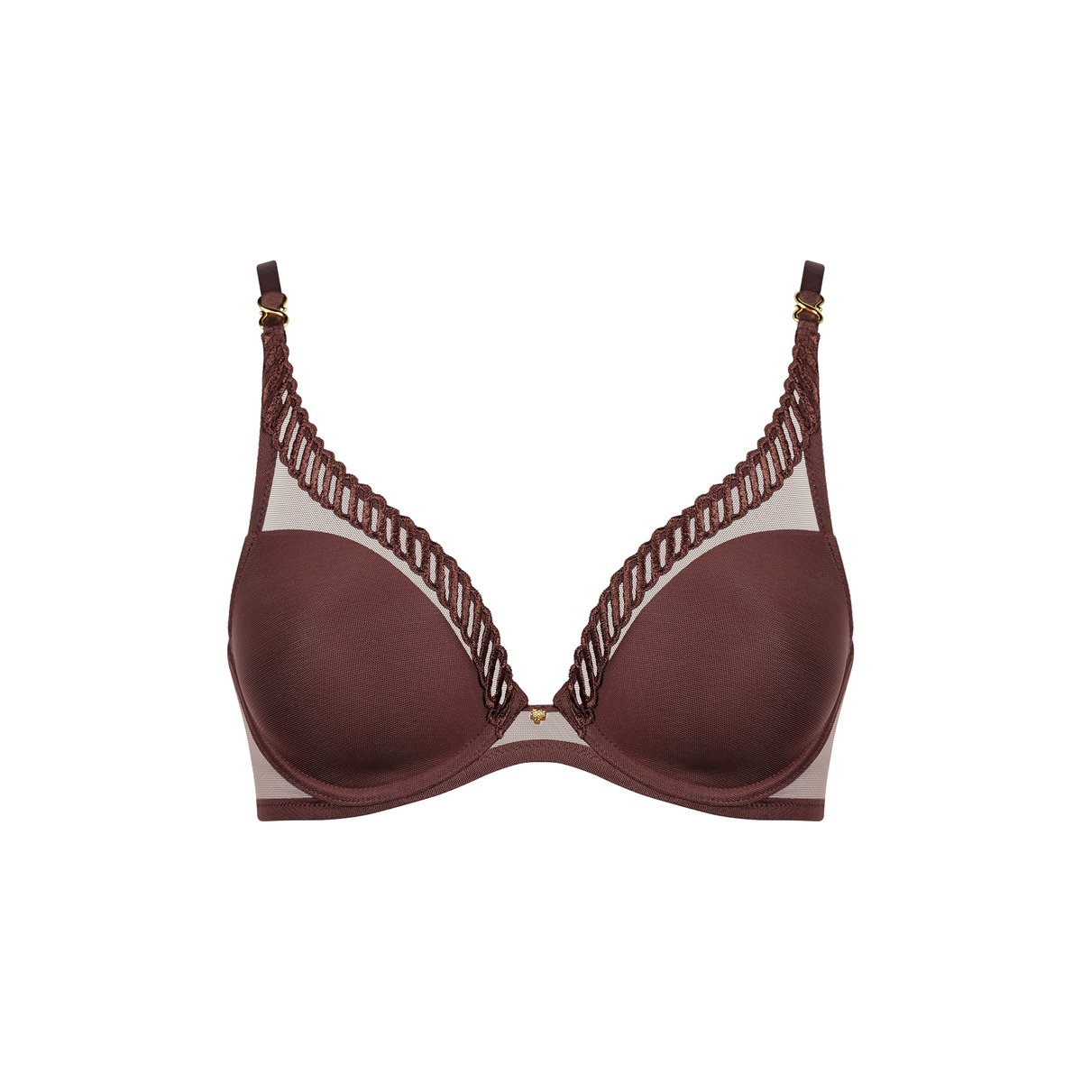 Soutien gorge Triangle avec armatures Sheer Emotion brun, AUBADE