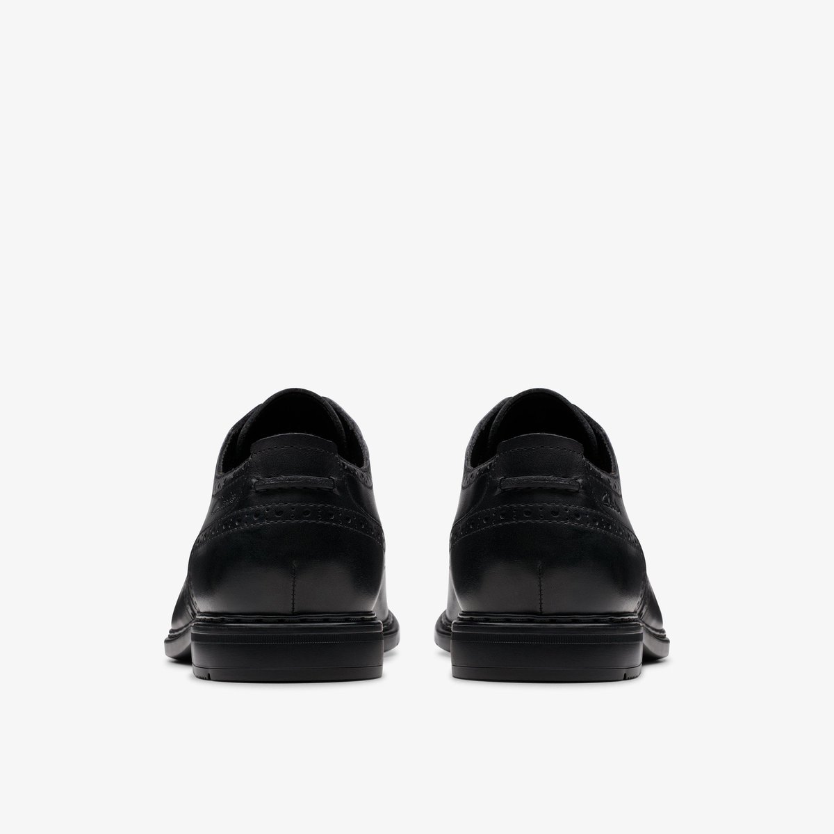 Derbies richelieus Cuir BANBURY TIP noir, CLARKS