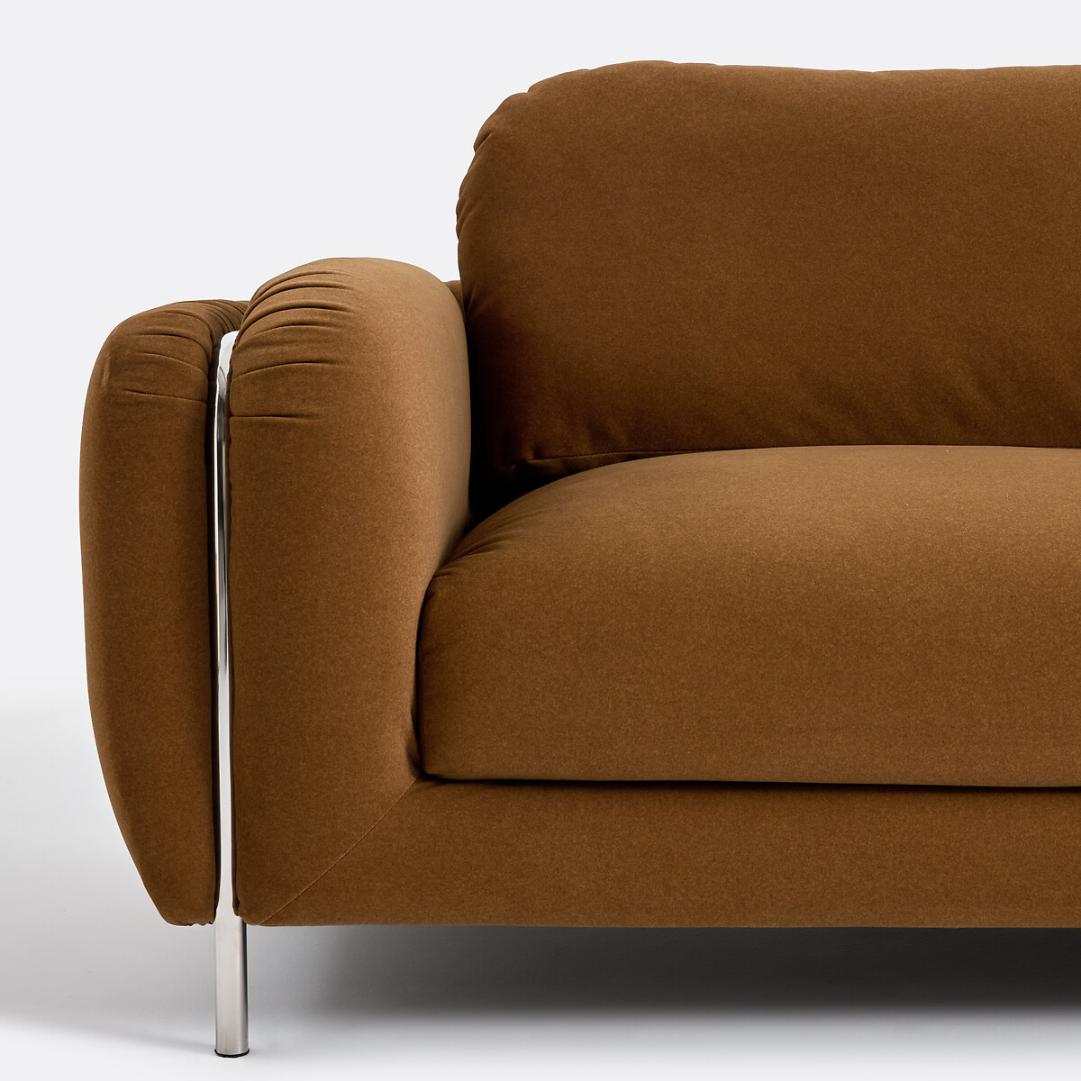 3-Sitzer-Sofa, Giorgia karamell, LA REDOUTE INTERIEURS