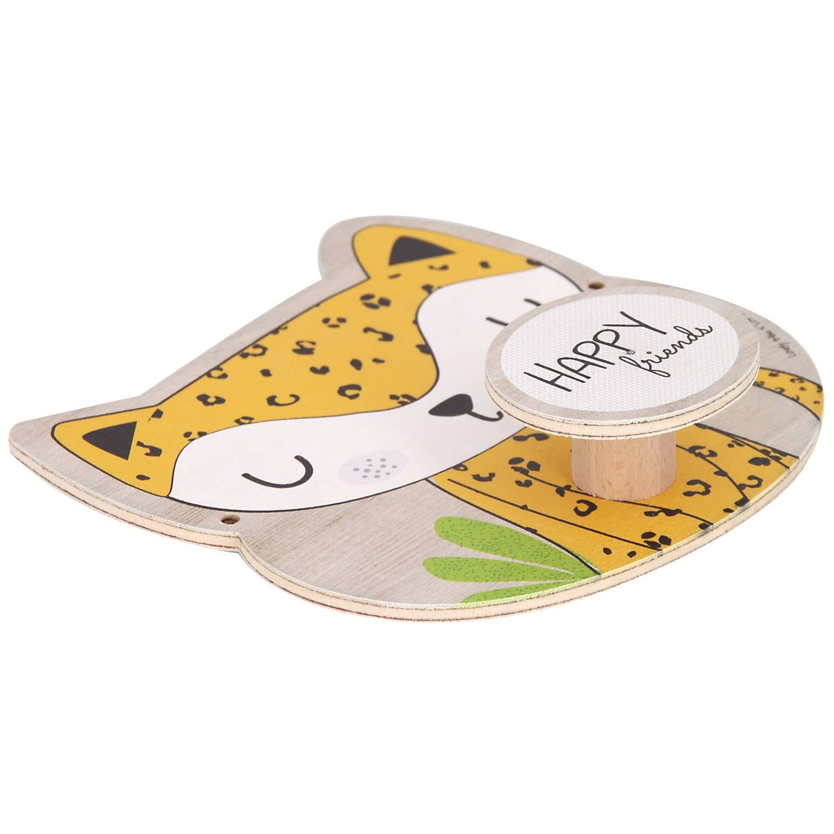 Porte-manteau, patère en bois Gigi la Girafe jaune, LES JARDINS DE LA COMTESSE