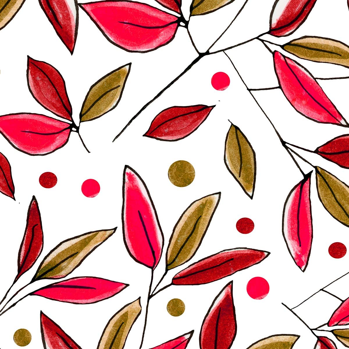 Papier peint tilleul prune intissé, HEXOA
