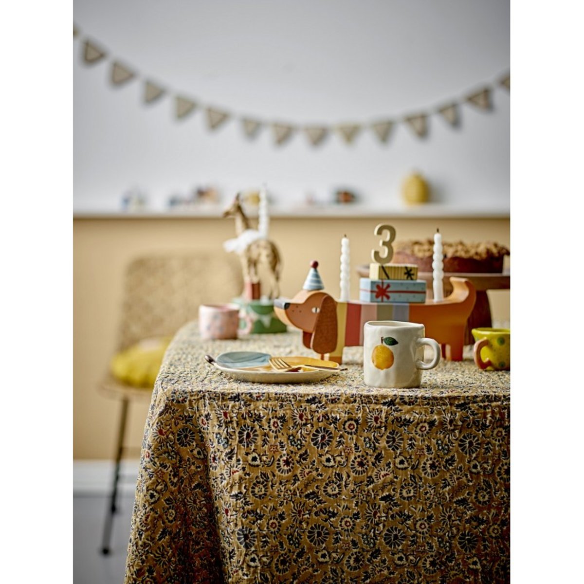 Petite tasse enfant grès AGNES orange, BLOOMINGVILLE