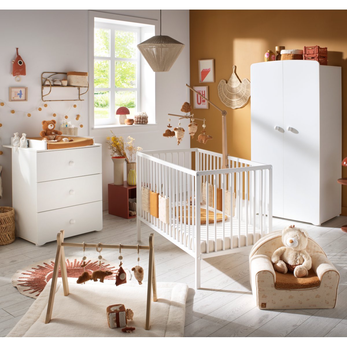 Armoire bébé 2 portes blanc, BABY PRICE