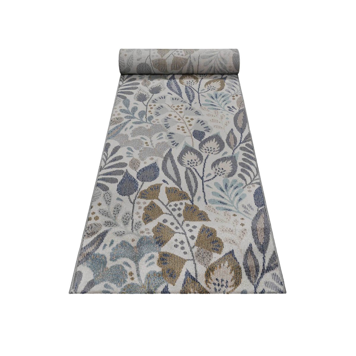 Tapis intérieur extérieur motif floral , Lilly bleu, ESPRIT