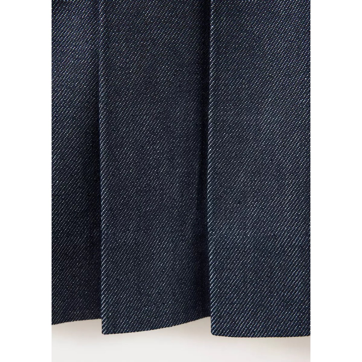 Jupe plissée denim bleu, MANGO