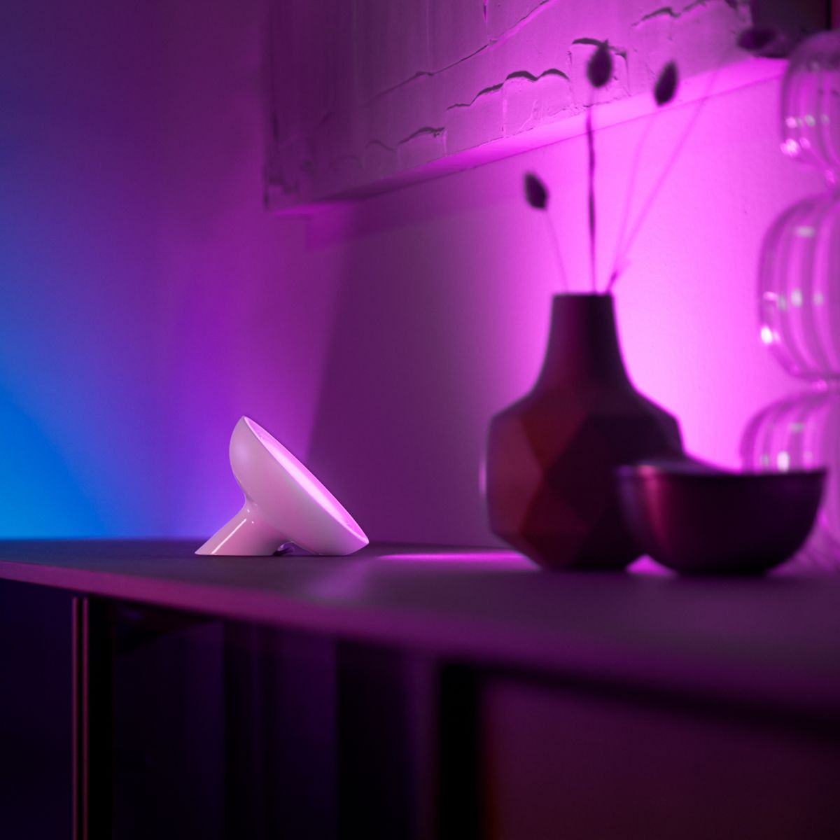 Lampe connectée Bloom White&Color Ambiance couleur unique, PHILIPS HUE