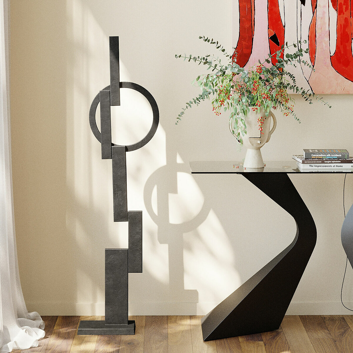 Deko Objekt Balance 148cm schwarz, KARE DESIGN