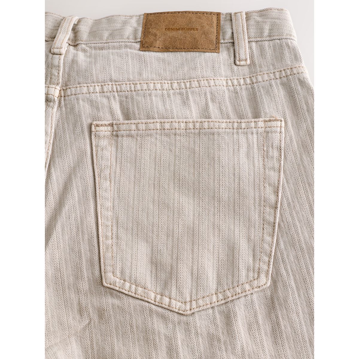 Jean style baggy texturé edit grège, NEXT