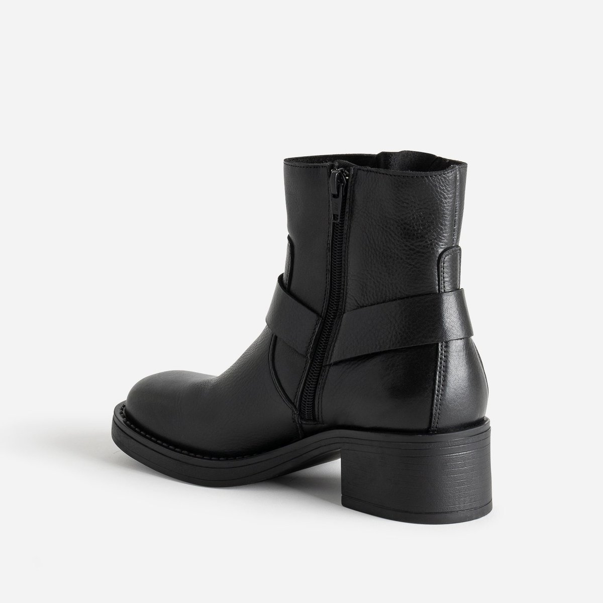 Boots en cuir ADENNA noir, TEXTO