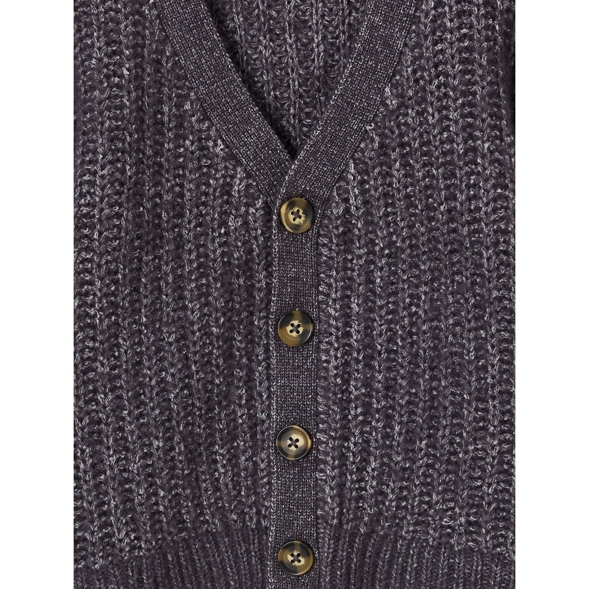 Gilet col V gris ardoise, VERTBAUDET