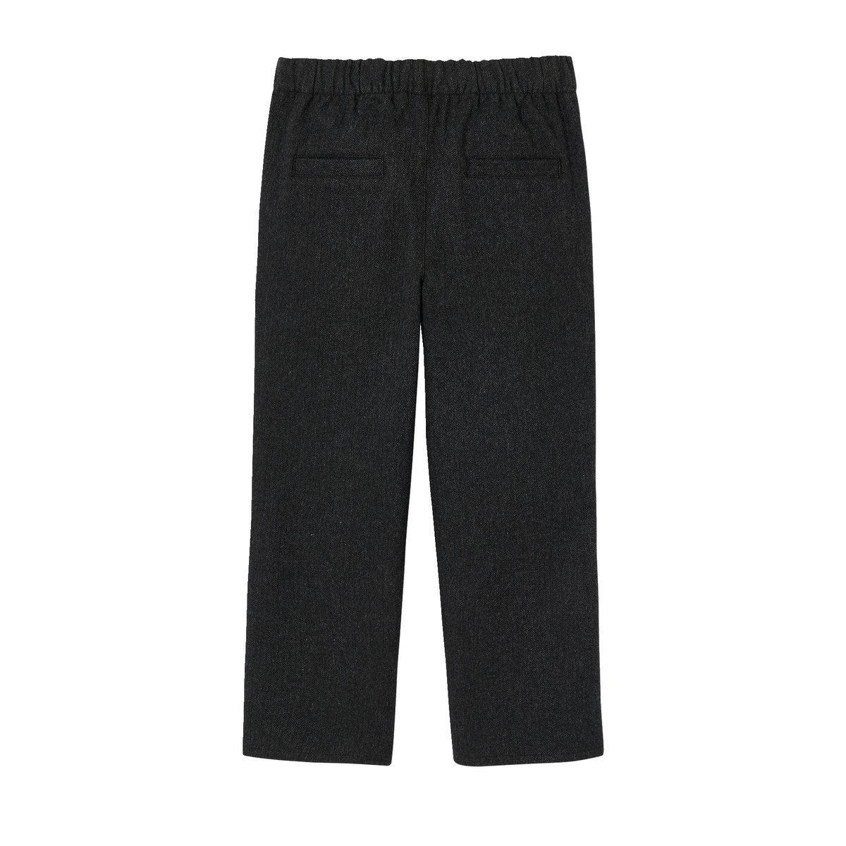 Pantalon droit anthracite, VERTBAUDET