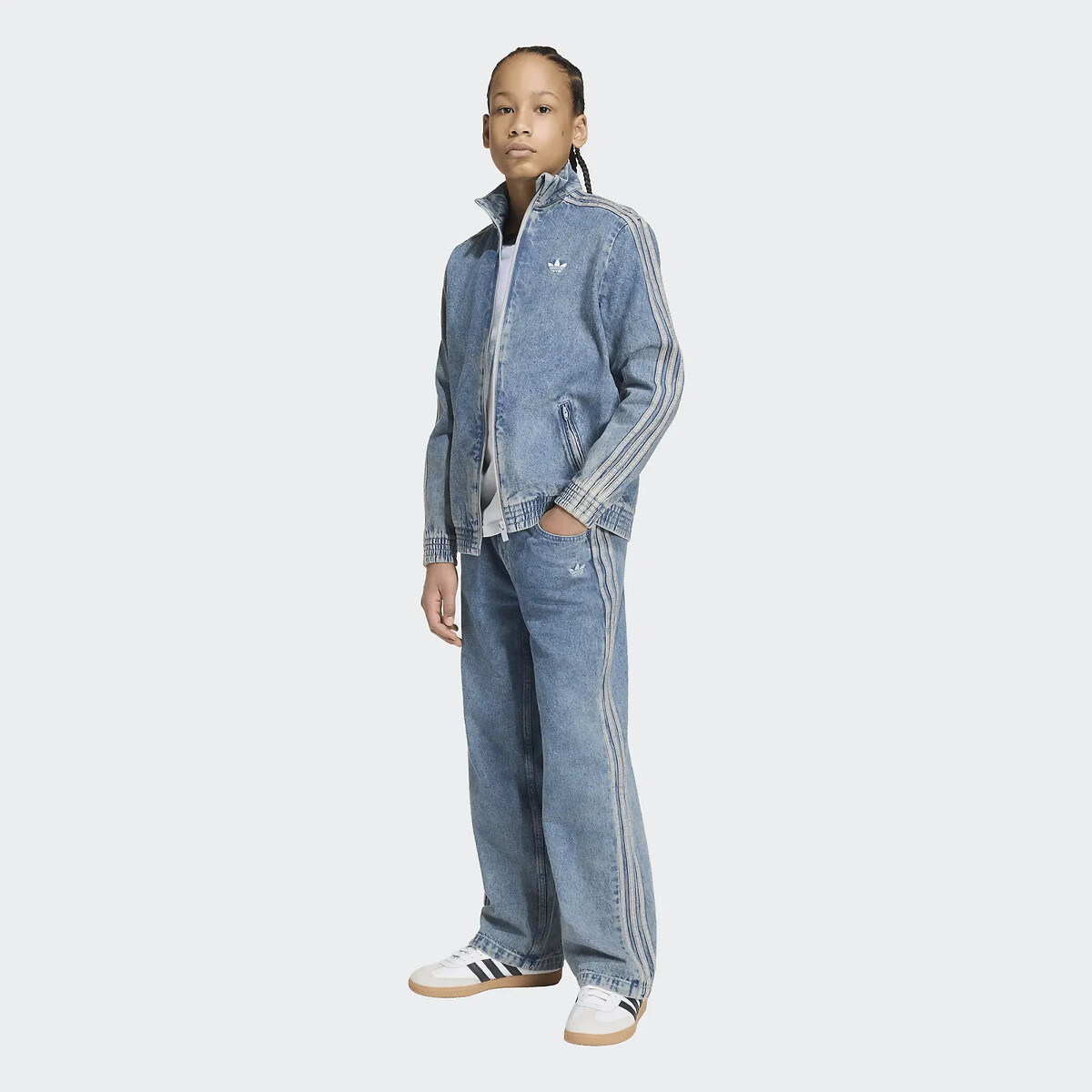 Veste en denim, FIREBIRD denim bleu, adidas Originals