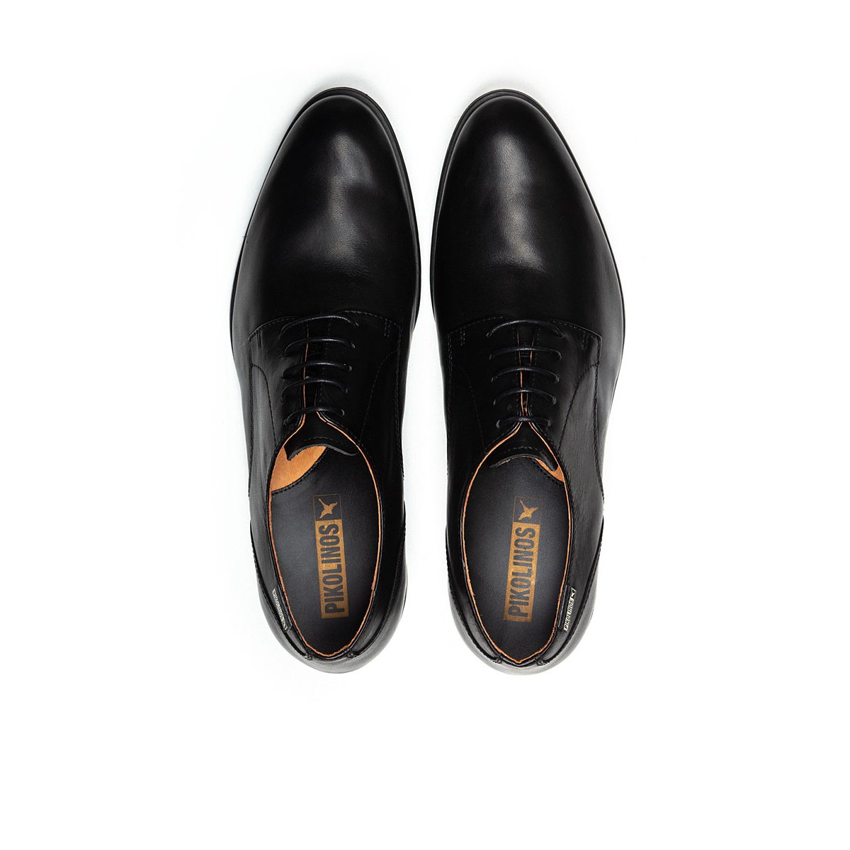 Chaussures à lacets cuir Bristol black, PIKOLINOS