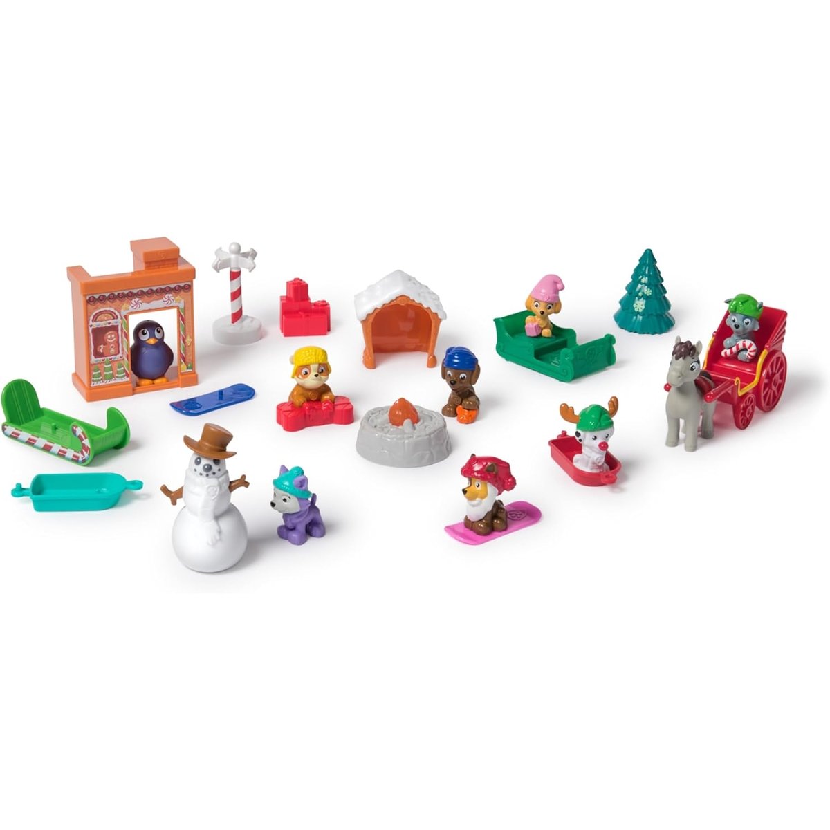 Paw Patrol - Pat Patrouille - Calendrier de l'avent Pat Patrouille 2025 multicolore, SPIN MASTER