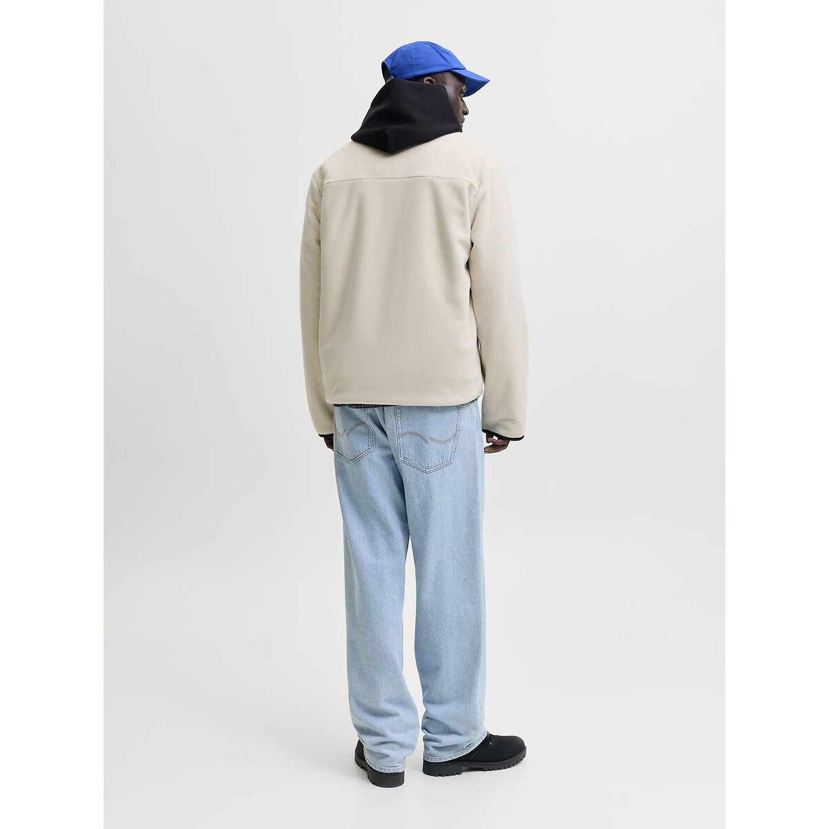 Lupo High Neck Full Zip Jacket light beige, JACK & JONES