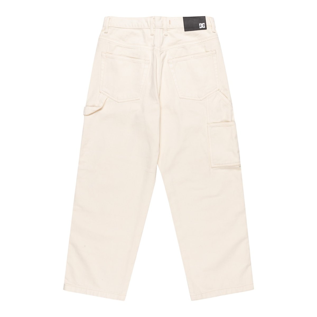 Jean en denim WORKER BAGGY CARPENTER OATMEAL. blanc oatmeal overdye, DC SHOES