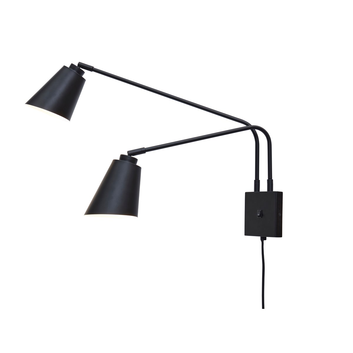 Lampe Murale Métal BREMEN noir, IT'S ABOUT ROMI
