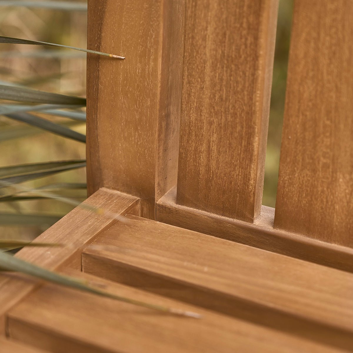 Banc de jardin en teck massif 3 places MALTE naturel, BERAH GETAH