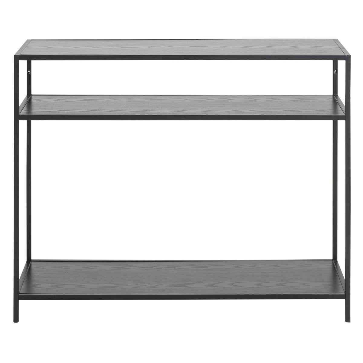 Console 3 niveaux design industriel SIREINE noir, TOILINUX