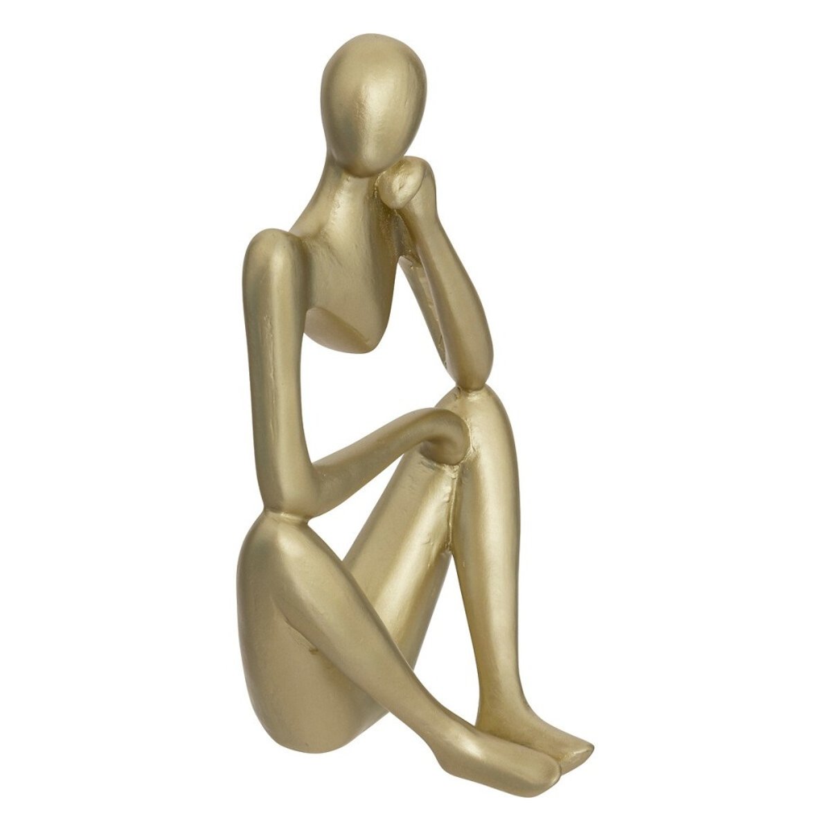 Ensemble De 3 Statuettes Femme En Résine Dorée H17 or, ATMOSPHERA