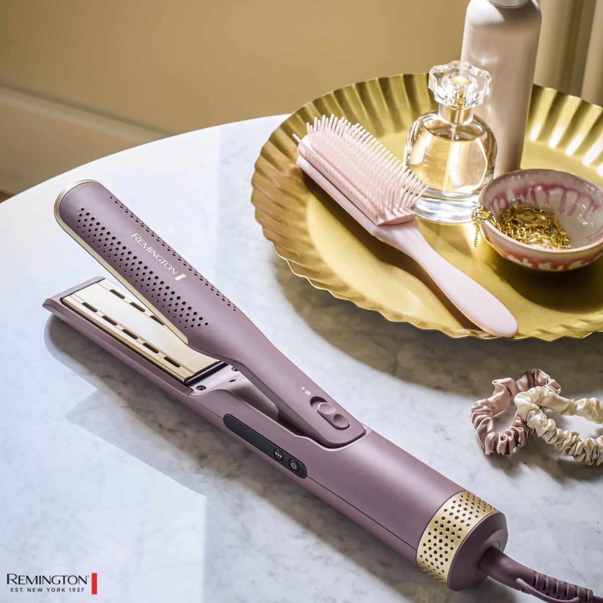 Lisseur séchant 2 en 1 AIRvive couleur unique, REMINGTON
