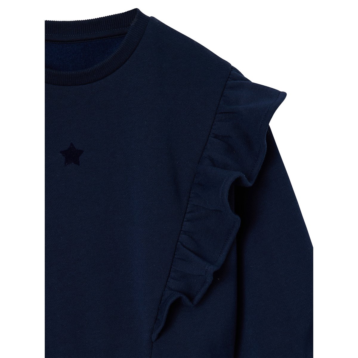 Robe manches longues marine, VERTBAUDET