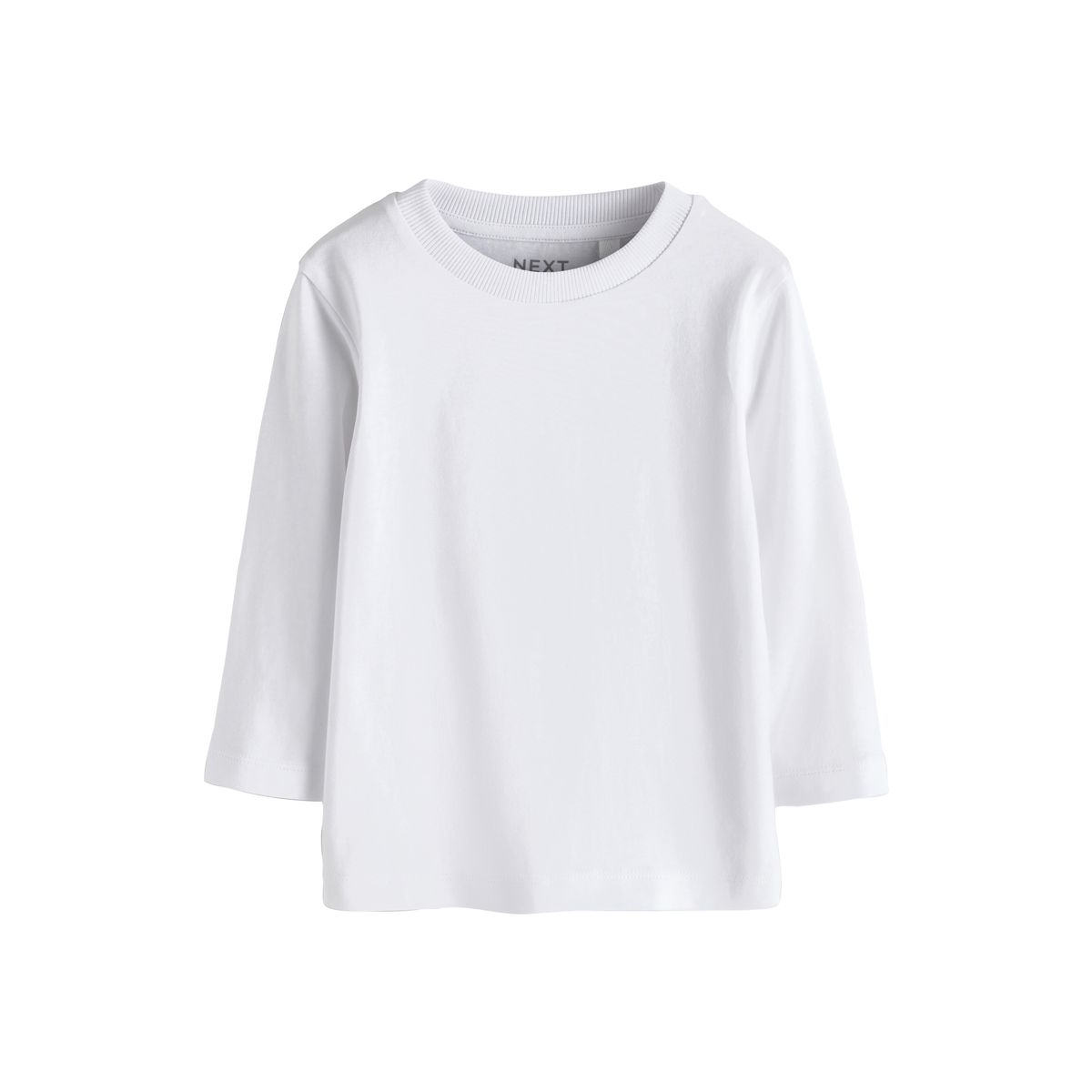 T-shirt à manches longues, lot de 5 blanc, NEXT