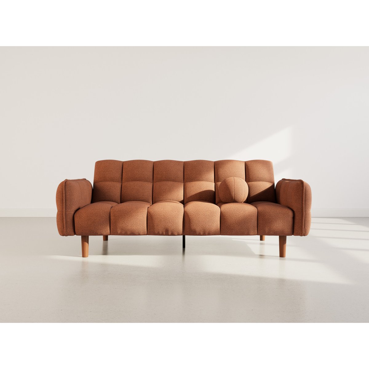 Canapé Clic-clac en 2 places - ADAM terracotta, BEST MOBILIER