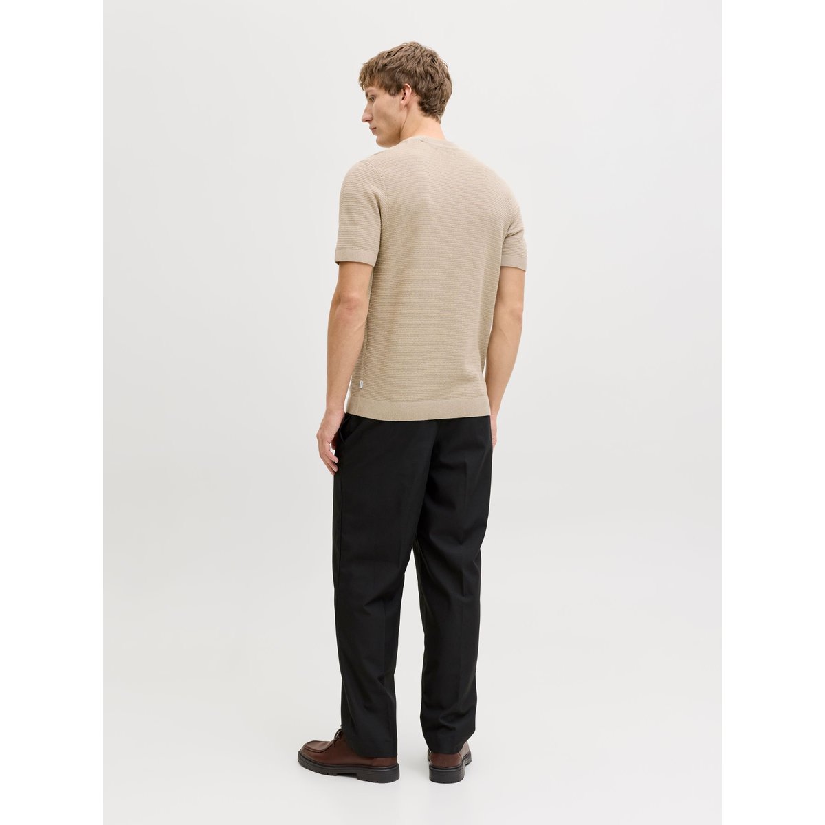 T-Shirt En Maille jaune - lemon pepper 1, JACK & JONES