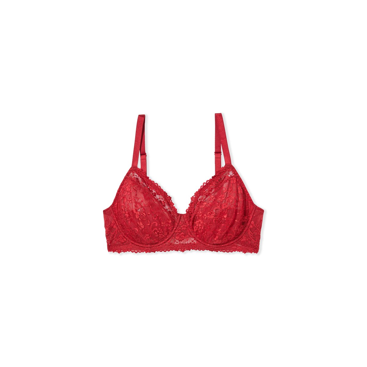 Soutien-gorge sans coques minimizer SOUPCON rouge, ETAM