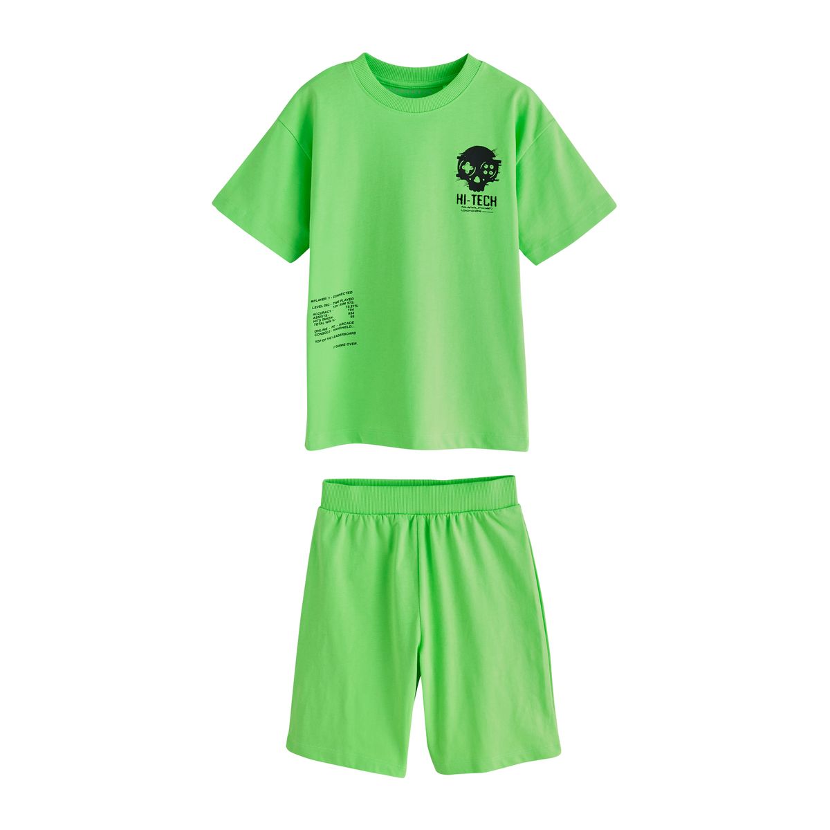 Pyjama short (3 à 16 ans), lot de 3 joueur vert/orange/rose, NEXT