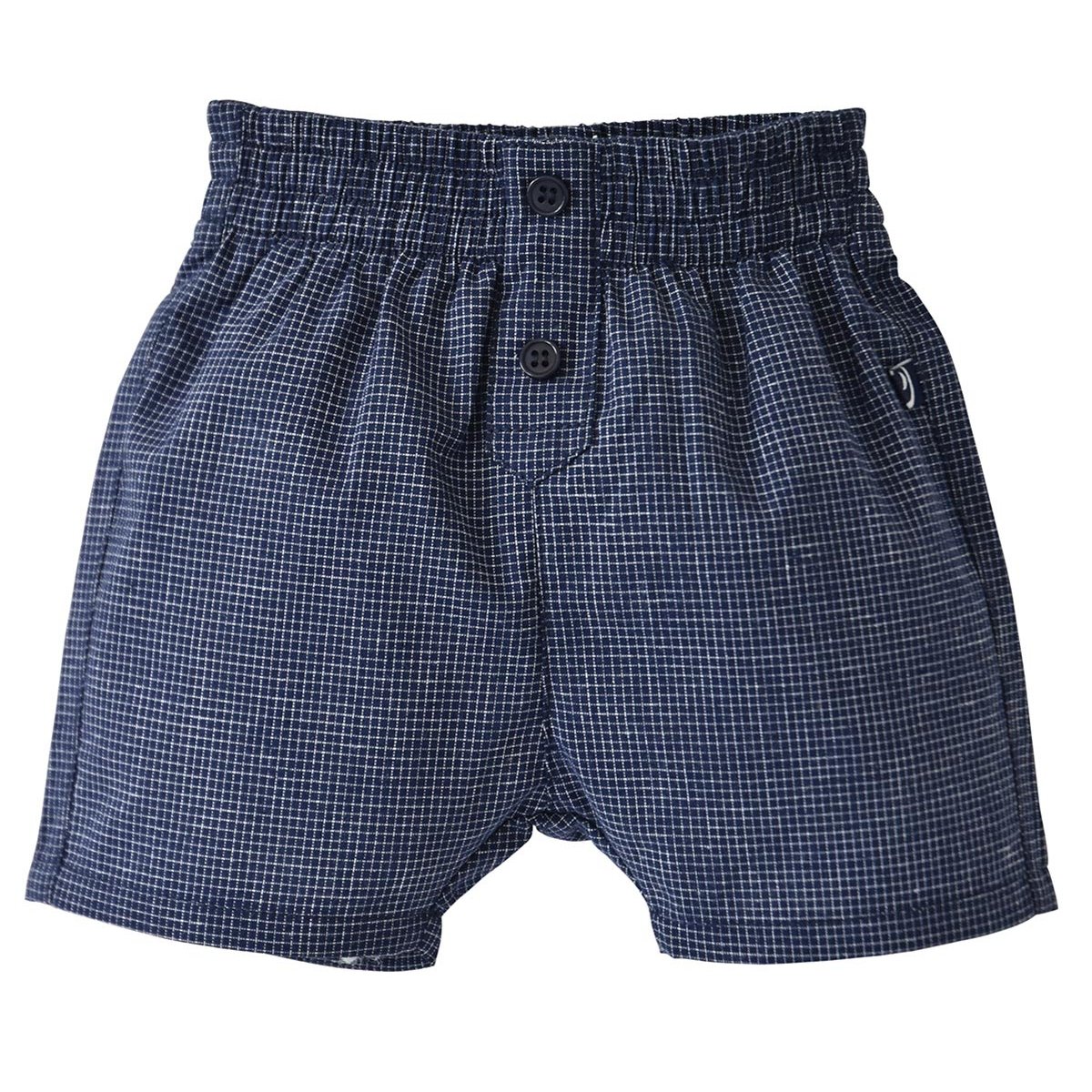 Tee-shirt et short court popcorn bleu, SUCRE D'ORGE