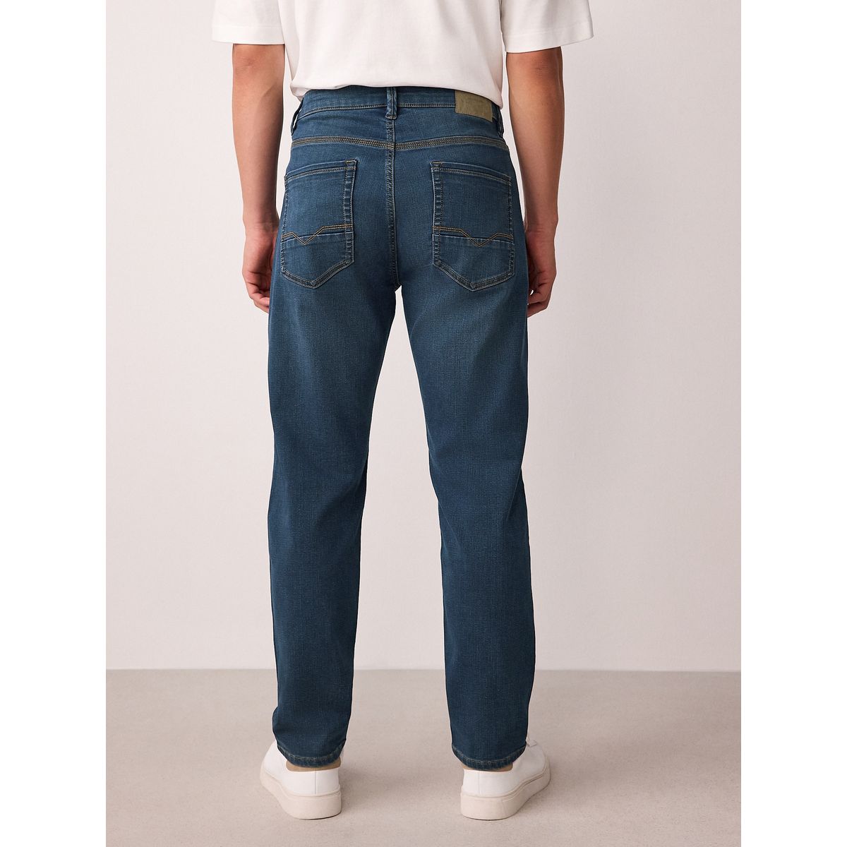 Jean confort stretch bleu/noir, NEXT