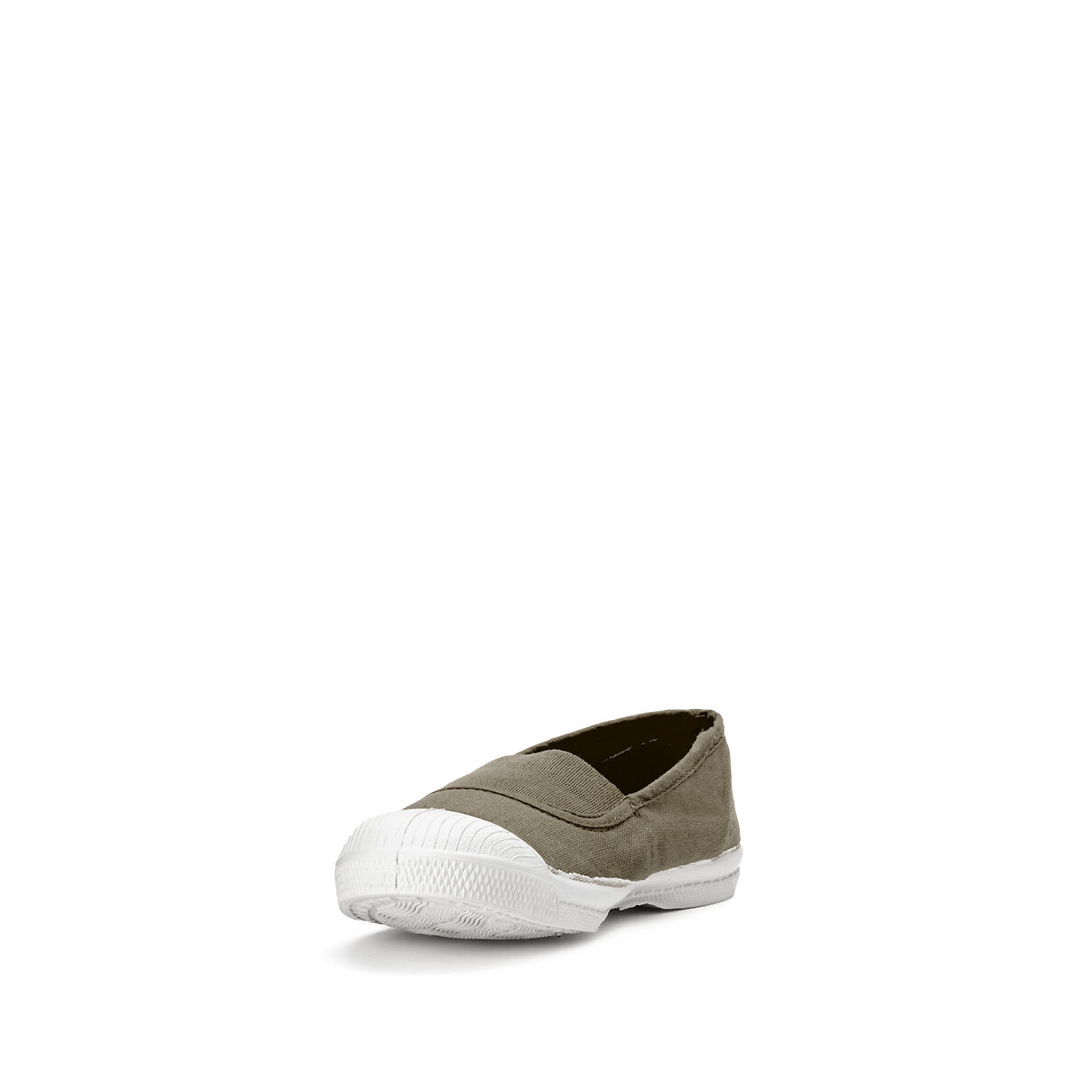Elastische tennisschoenen kaki , BENSIMON