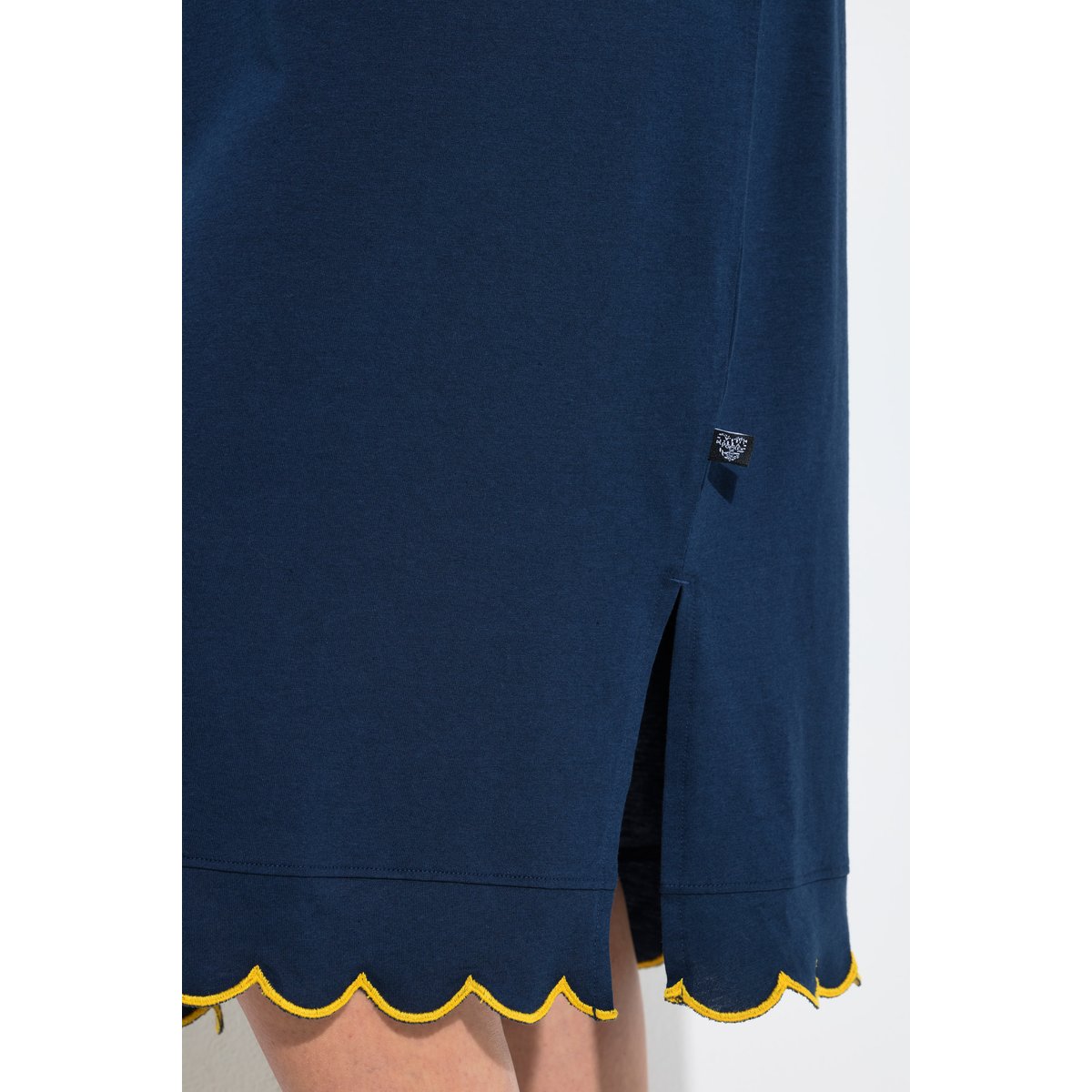 Chemise de nuit en modal mélangé bleu nuit, ULLA POPKEN
