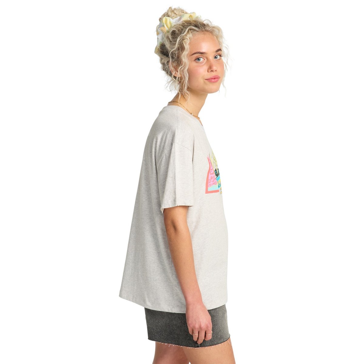 T shirt manches courtes HOT TROPICS gris grey heather, BILLABONG