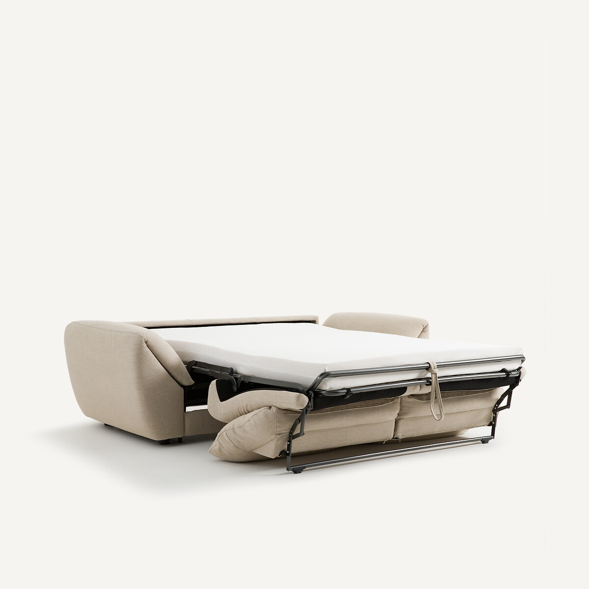 Canapé 3P convertible tweedé, Edgar  naturel/gris clair, AM.PM