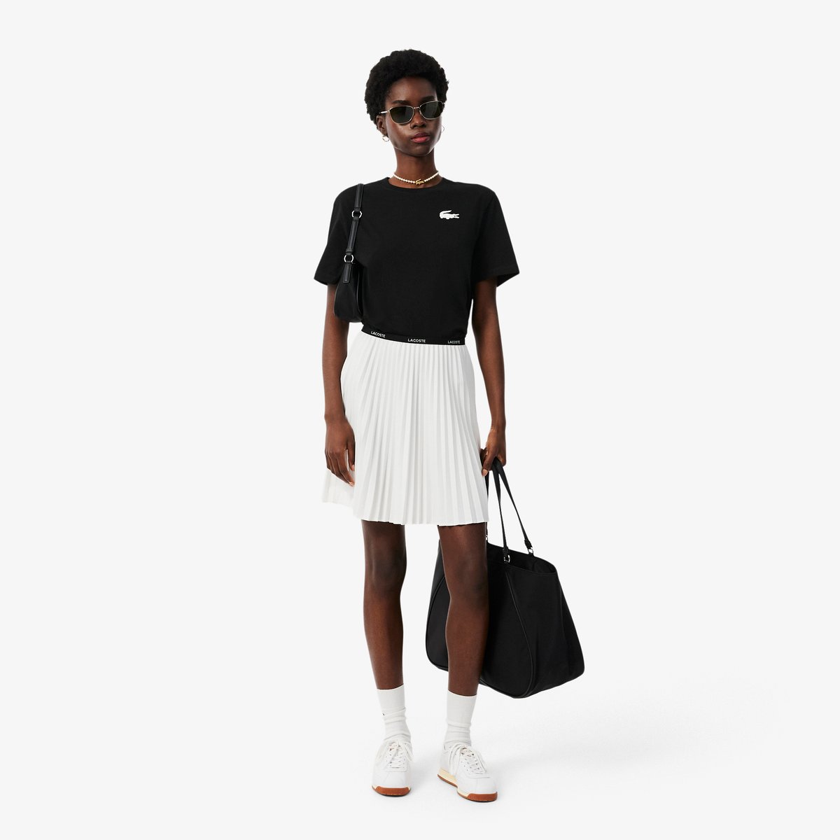 T-shirt d'intérieur jersey de coton noir-258, LACOSTE