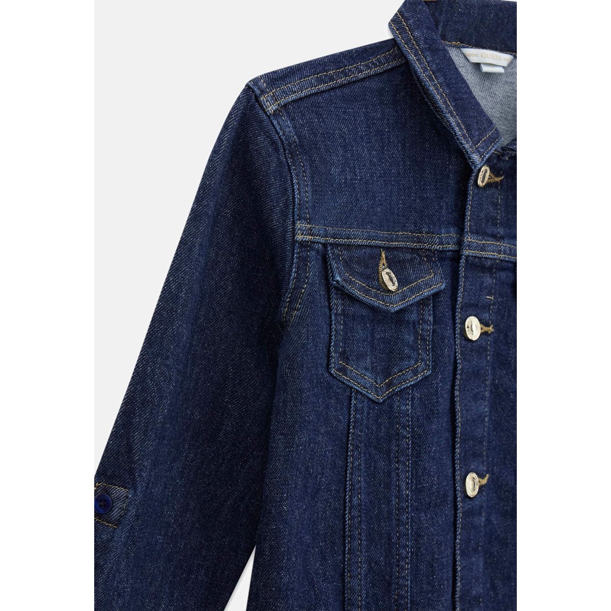 Denim Stretch Dress bleu foncé, GUESS KIDS