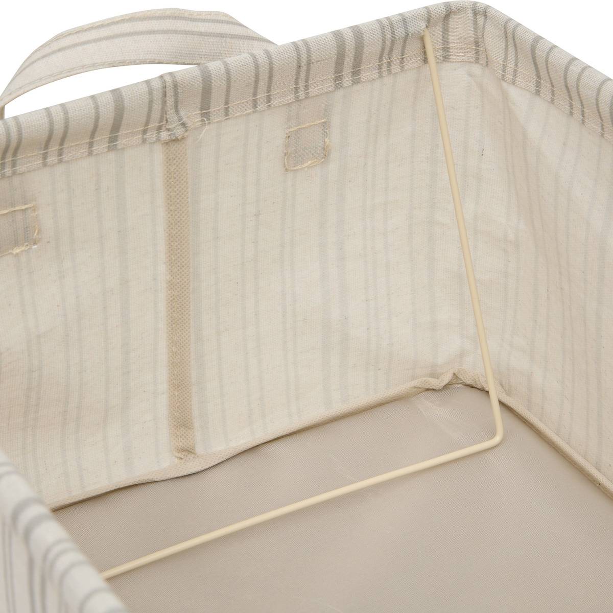 Panier de rangement rectangulaire SILNEA beige lin, 5FIVE SIMPLY SMART