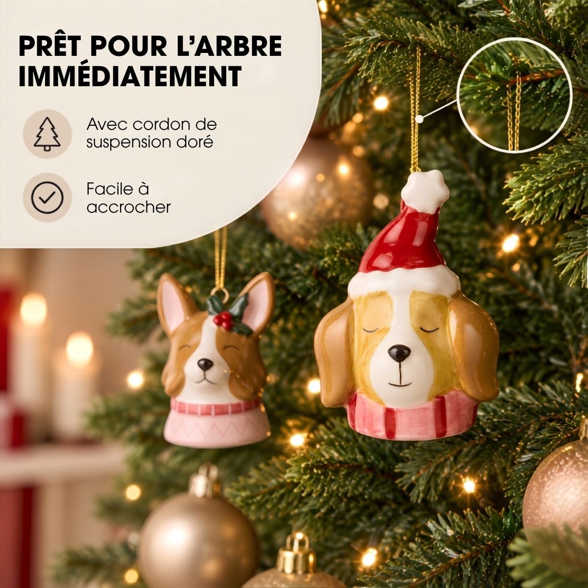 Boule de Noël rose, MICA DECORATIONS