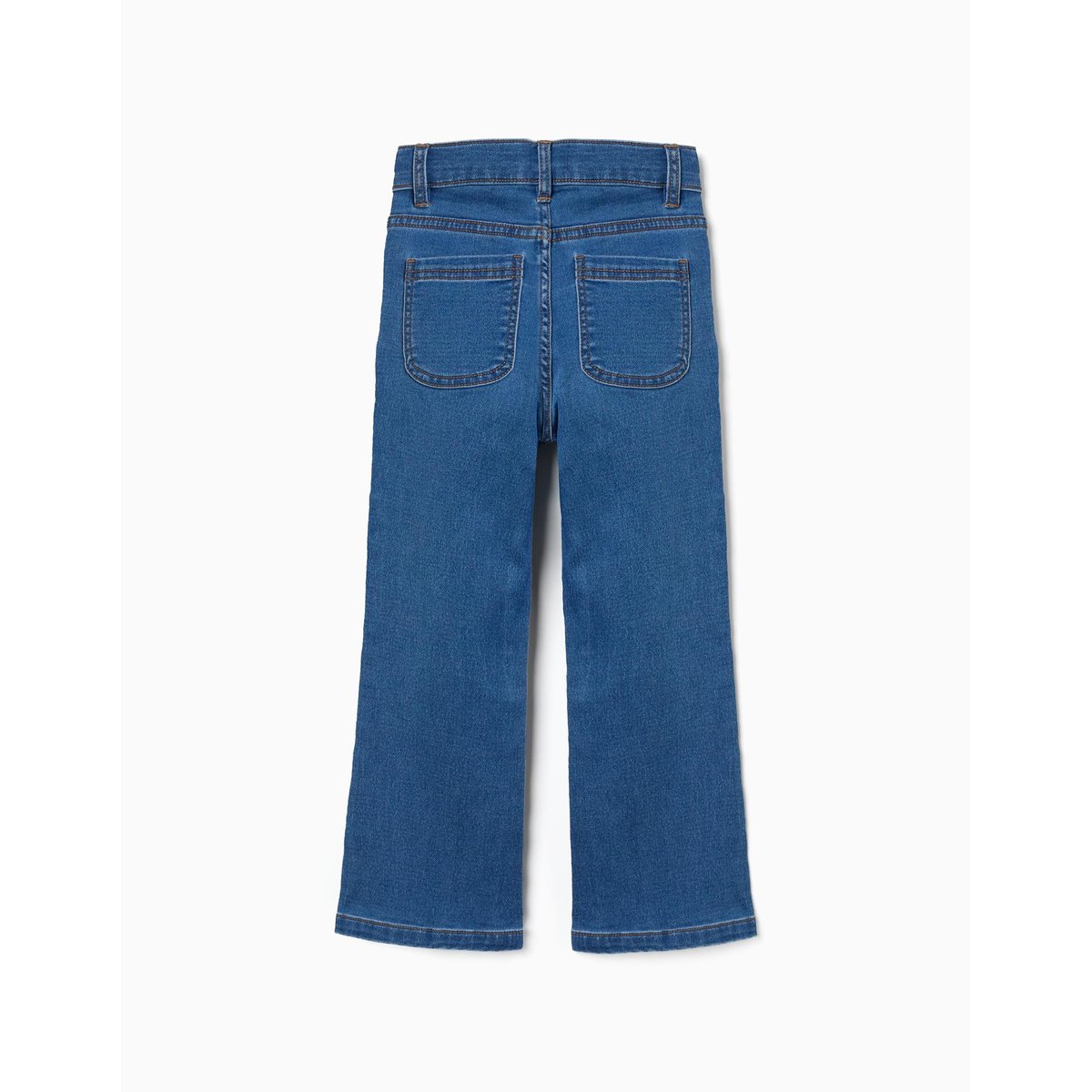 Jean évasé avec taille ajustable et poches bleu clair, ZIPPY