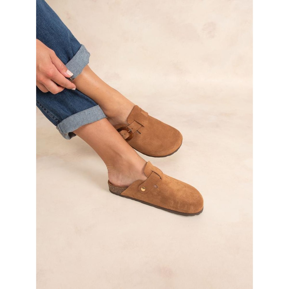 Mules ROUNNIA moka, TBS